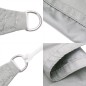 vidaXL Sonnensegel Hellgrau 5x3 m 100% Polyester Oxford vidaXL Sonnensegel Hellgrau 5x3 m 100% Polyester Oxford