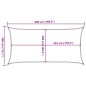 vidaXL Sonnensegel Hellgrau 5x3 m 100% Polyester Oxford vidaXL Sonnensegel Hellgrau 5x3 m 100% Polyester Oxford