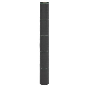 vidaXL Unkrautvlies Schwarz 1x10 m PP