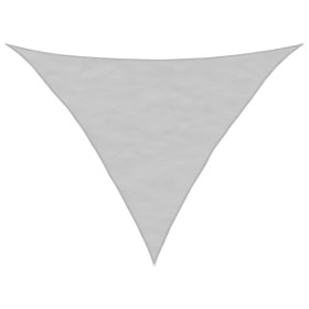 vidaXL Sonnensegel Hellgrau 2,5x2,5x3,5 m 100% Polyester Oxford