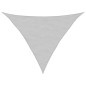 vidaXL Sonnensegel Hellgrau 2,5x2,5x3,5 m 100% Polyester Oxford vidaXL Sonnensegel Hellgrau 2,5x2,5x3,5 m 100% Polyester Oxford
