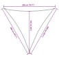 vidaXL Sonnensegel Weiß 2x2x2 m 100% Polyester Oxford vidaXL Sonnensegel Weiß 2x2x2 m 100% Polyester Oxford