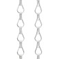 vidaXL Türvorhang aus Ketten 100x226 cm Aluminium vidaXL Türvorhang aus Ketten 100x226 cm Aluminium