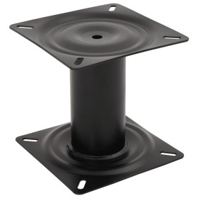 vidaXL Stuhlfuß für Bootssitz Schwarz 18 cm Stahl