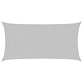 vidaXL Sonnensegel Hellgrau 7x4 m 100% Polyester Oxford