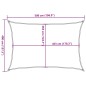 vidaXL Sonnensegel Hellgrau 5x4 m 100% Polyester Oxford vidaXL Sonnensegel Hellgrau 5x4 m 100% Polyester Oxford