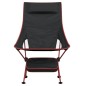 vidaXL Campingstühle 2 Stk. Klappbar Schwarz Oxford-Gewebe Aluminium vidaXL Campingstühle 2 Stk. Klappbar Schwarz Oxford-Gewebe Aluminium