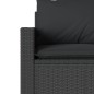 vidaXL 6-tlg. Garten-Sofagarnitur mit Kissen Schwarz Poly Rattan vidaXL 6-tlg. Garten-Sofagarnitur mit Kissen Schwarz Poly Rattan