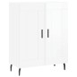 vidaXL Highboard Hochglanz-Weiß 69,5x34x180 cm Holzwerkstoff vidaXL Highboard Hochglanz-Weiß 69,5x34x180 cm Holzwerkstoff