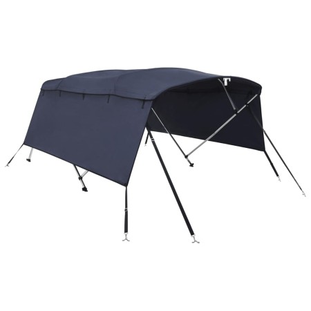 vidaXL 4-Bow Bimini-Top mit Seitenteilen 243x(230-244)x137 cm