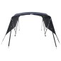 vidaXL 4-Bow Bimini-Top mit Seitenteilen 243x(230-244)x137 cm vidaXL 4-Bow Bimini-Top mit Seitenteilen 243x(230-244)x137 cm