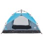 vidaXL Kuppel-Campingzelt 3 Personen Blau Quick Release vidaXL Kuppel-Campingzelt 3 Personen Blau Quick Release