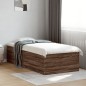 vidaXL Bettgestell Braun Eichen-Optik 75x190 cm Holzwerkstoff vidaXL Bettgestell Braun Eichen-Optik 75x190 cm Holzwerkstoff