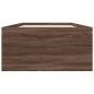 vidaXL Bettgestell Braun Eichen-Optik 75x190 cm Holzwerkstoff vidaXL Bettgestell Braun Eichen-Optik 75x190 cm Holzwerkstoff