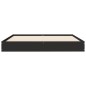 vidaXL Bettgestell Schwarz 140x190 cm Holzwerkstoff vidaXL Bettgestell Schwarz 140x190 cm Holzwerkstoff