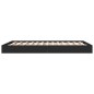vidaXL Bettgestell Schwarz 140x190 cm Holzwerkstoff vidaXL Bettgestell Schwarz 140x190 cm Holzwerkstoff