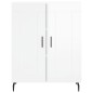 vidaXL Highboard Hochglanz-Weiß 69,5x34x180 cm Holzwerkstoff vidaXL Highboard Hochglanz-Weiß 69,5x34x180 cm Holzwerkstoff