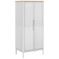 vidaXL Kleiderschrank FLORO Weiß 77x53x171 cm Massivholz Kiefer vidaXL Kleiderschrank FLORO Weiß 77x53x171 cm Massivholz Kiefer