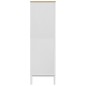 vidaXL Kleiderschrank FLORO Weiß 77x53x171 cm Massivholz Kiefer vidaXL Kleiderschrank FLORO Weiß 77x53x171 cm Massivholz Kiefer