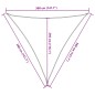vidaXL Sonnensegel Sandfarbe 3,6x3,6x3,6 m 100% Polyester Oxford vidaXL Sonnensegel Sandfarbe 3,6x3,6x3,6 m 100% Polyester Oxford
