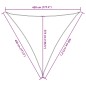 vidaXL Sonnensegel Sandfarbe 4,5x4,5x4,5 m 100% Polyester Oxford vidaXL Sonnensegel Sandfarbe 4,5x4,5x4,5 m 100% Polyester Oxford