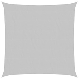 vidaXL Sonnensegel Hellgrau 2,5x2,5 m 100% Polyester Oxford