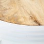 vidaXL Beistelltische Fass-Design 3 Stk. Raues Massivholz Mango vidaXL Beistelltische Fass-Design 3 Stk. Raues Massivholz Mango