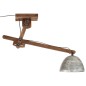 vidaXL Deckenleuchte 25 W Vintage Silbern 105x30x65-108 cm E27 vidaXL Deckenleuchte 25 W Vintage Silbern 105x30x65-108 cm E27