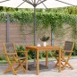vidaXL Gartenstühle 2 Stk. Grau Massivholz Akazie und Polypropylen vidaXL Gartenstühle 2 Stk. Grau Massivholz Akazie und Polypropylen
