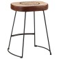 vidaXL Barhocker 2 Stk. Dunkelbraun 40x29,5x53 cm vidaXL Barhocker 2 Stk. Dunkelbraun 40x29,5x53 cm