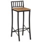 vidaXL Barstühle 4 Stk. Raues Massivholz Mango vidaXL Barstühle 4 Stk. Raues Massivholz Mango