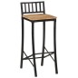 vidaXL Barstühle 4 Stk. Raues Massivholz Mango vidaXL Barstühle 4 Stk. Raues Massivholz Mango