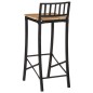vidaXL Barstühle 4 Stk. Raues Massivholz Mango vidaXL Barstühle 4 Stk. Raues Massivholz Mango