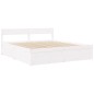 vidaXL Bett mit Schubladen und Matratze Weiß 180x200 cm Massivholz vidaXL Bett mit Schubladen und Matratze Weiß 180x200 cm Massivholz