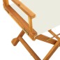 vidaXL Klappbare Gartenstühle 8 Stk. Cremeweiß Stoff vidaXL Klappbare Gartenstühle 8 Stk. Cremeweiß Stoff