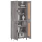 Highboard Grau Sonoma 69,5x34x180 cm Holzwerkstoff Highboard Grau Sonoma 69,5x34x180 cm Holzwerkstoff