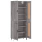 Highboard Grau Sonoma 69,5x34x180 cm Holzwerkstoff Highboard Grau Sonoma 69,5x34x180 cm Holzwerkstoff