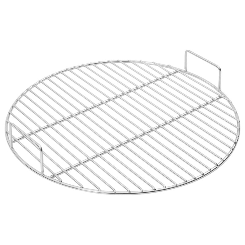 vidaXL Grillrost mit Griffen Rund Ø44,5 cm 304 Edelstahl vidaXL Grillrost mit Griffen Rund Ø44,5 cm 304 Edelstahl