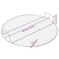 vidaXL Grillrost mit Griffen Rund Ø44,5 cm 304 Edelstahl vidaXL Grillrost mit Griffen Rund Ø44,5 cm 304 Edelstahl