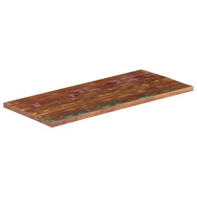 vidaXL Tischplatte 110x70x3,8 cm Rechteckig Altholz Massiv