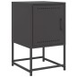 vidaXL Nachttisch Schwarz 36x39x60,5 cm Stahl vidaXL Nachttisch Schwarz 36x39x60,5 cm Stahl