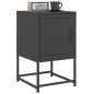 vidaXL Nachttisch Schwarz 36x39x60,5 cm Stahl vidaXL Nachttisch Schwarz 36x39x60,5 cm Stahl