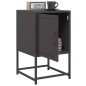 vidaXL Nachttisch Schwarz 36x39x60,5 cm Stahl vidaXL Nachttisch Schwarz 36x39x60,5 cm Stahl