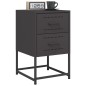 vidaXL Nachttische 2 Stk. Schwarz 36x39x60,5 cm Stahl vidaXL Nachttische 2 Stk. Schwarz 36x39x60,5 cm Stahl