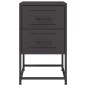 vidaXL Nachttische 2 Stk. Schwarz 36x39x60,5 cm Stahl vidaXL Nachttische 2 Stk. Schwarz 36x39x60,5 cm Stahl