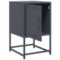 vidaXL Nachttisch Anthrazit 36x39x60,5 cm Stahl vidaXL Nachttisch Anthrazit 36x39x60,5 cm Stahl
