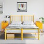 vidaXL Nachttische 2 Stk. Senfgelb 36x39x60,5 cm Stahl vidaXL Nachttische 2 Stk. Senfgelb 36x39x60,5 cm Stahl