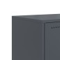 vidaXL TV-Schrank Anthrazit 100,5x39x60,5 cm Stahl vidaXL TV-Schrank Anthrazit 100,5x39x60,5 cm Stahl
