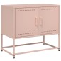 vidaXL TV-Schrank Rosa 68,5x39x60,5 cm Stahl vidaXL TV-Schrank Rosa 68,5x39x60,5 cm Stahl