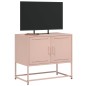 vidaXL TV-Schrank Rosa 68,5x39x60,5 cm Stahl vidaXL TV-Schrank Rosa 68,5x39x60,5 cm Stahl